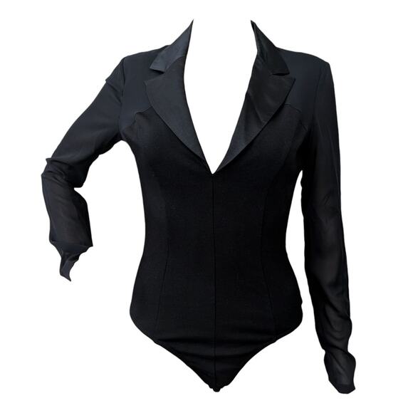 Fleur Du Mal Tuxedo Bodysuit - Picture 4 of 16